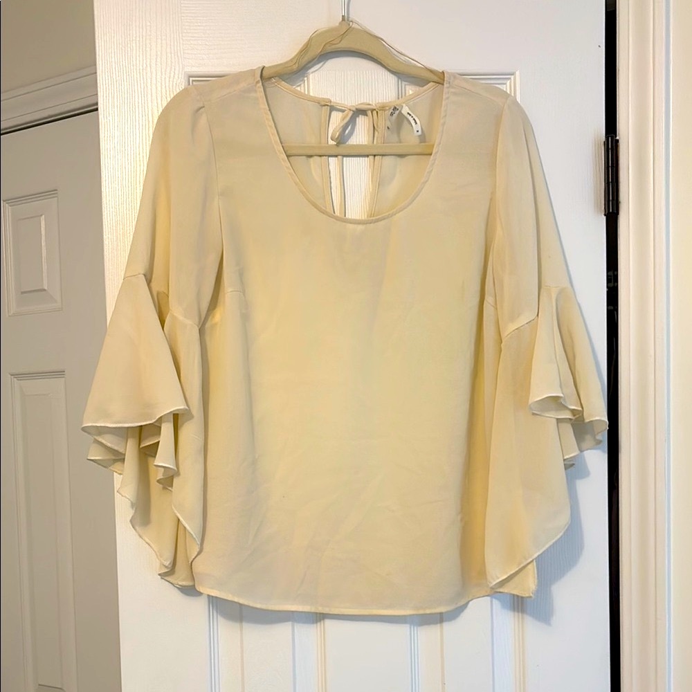 Elegant Cream Women's Top